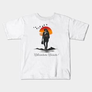 Cochlear Explorer | Adventure Awaits | Cochlear Implant Kids T-Shirt